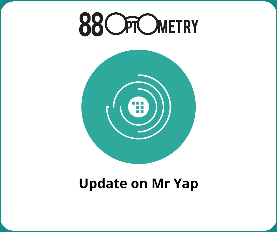 Read more about the article Update on Mr Yap