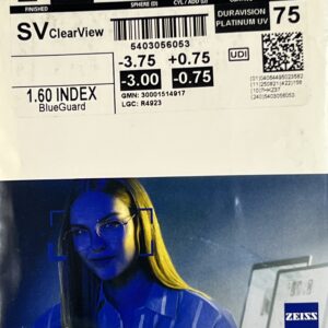 Zeiss ClearView 1.60 BlueGuard (Platinum)