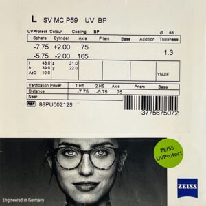 Zeiss MyoCare / MyoCare S 1.59 UVProtect (Plus BlueProtect)