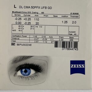 Zeiss ClearMind Digital 1.50 PhotoFusion X with BlueGuard (Plus Gold)