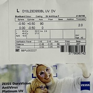 Zeiss Digital Light 2 3D 1.50 BlueGuard (Plus Platinum)
