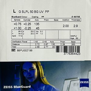 Zeiss SmartLife Progressive Plus 1.50 BlueGuard (Plus Platinum)