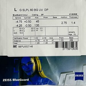 Zeiss SmartLife Progressive Plus 1.60 BlueGuard (Plus Platinum)