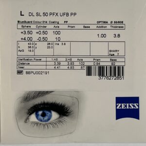 Zeiss SmartLife Digital Lens 1.50 PhotoFusion X with BlueGuard (Plus Platinum)