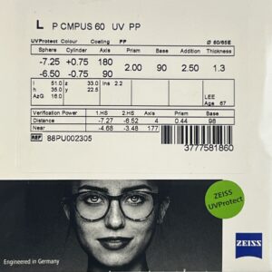 Zeiss ClearMind Progressive Pure 1.60 UVProtect (Plus Platinum)