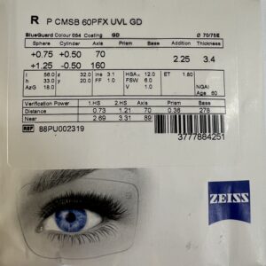 Zeiss ClearMind Progressive Superb 1.60 PhotoFusion X with BlueGuard (Plus Gold)